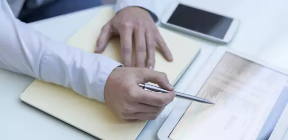 Accounting,On,A,Tablet,Computer,,Close-up